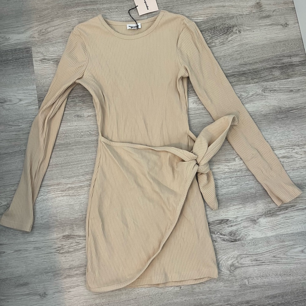 Superdown Mini Wrap Dress